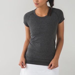Dark grey swiftly grey short sleeve top